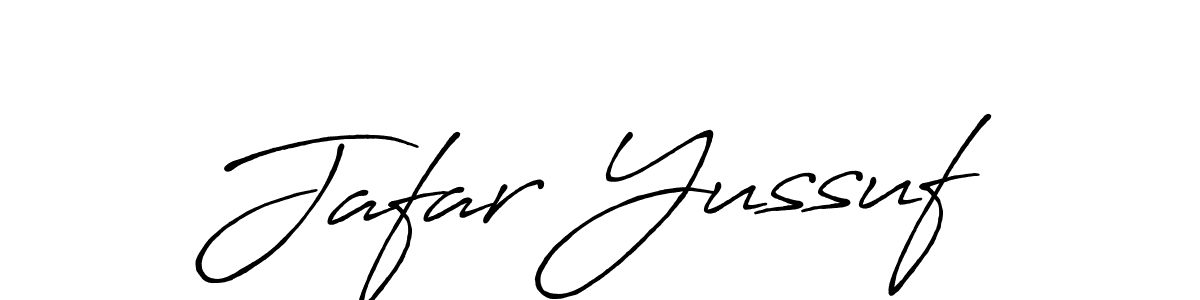 Also You can easily find your signature by using the search form. We will create Jafar Yussuf name handwritten signature images for you free of cost using Antro_Vectra_Bolder sign style. Jafar Yussuf signature style 7 images and pictures png