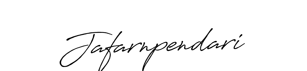 Similarly Antro_Vectra_Bolder is the best handwritten signature design. Signature creator online .You can use it as an online autograph creator for name Jafarnpendari. Jafarnpendari signature style 7 images and pictures png