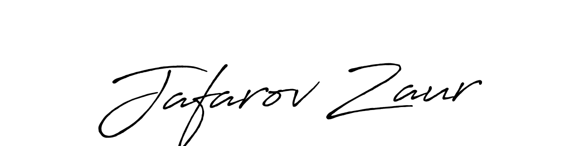 Jafarov Zaur stylish signature style. Best Handwritten Sign (Antro_Vectra_Bolder) for my name. Handwritten Signature Collection Ideas for my name Jafarov Zaur. Jafarov Zaur signature style 7 images and pictures png