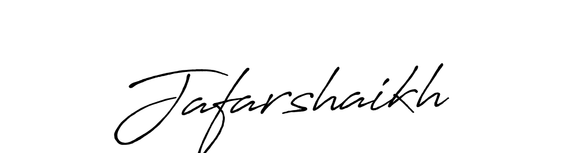 It looks lik you need a new signature style for name Jafarshaikh. Design unique handwritten (Antro_Vectra_Bolder) signature with our free signature maker in just a few clicks. Jafarshaikh signature style 7 images and pictures png
