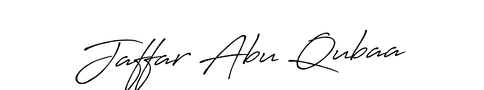 Make a beautiful signature design for name Jaffar Abu Qubaa. With this signature (Antro_Vectra_Bolder) style, you can create a handwritten signature for free. Jaffar Abu Qubaa signature style 7 images and pictures png