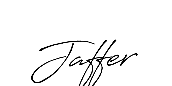 Use a signature maker to create a handwritten signature online. With this signature software, you can design (Antro_Vectra_Bolder) your own signature for name Jaffer. Jaffer signature style 7 images and pictures png