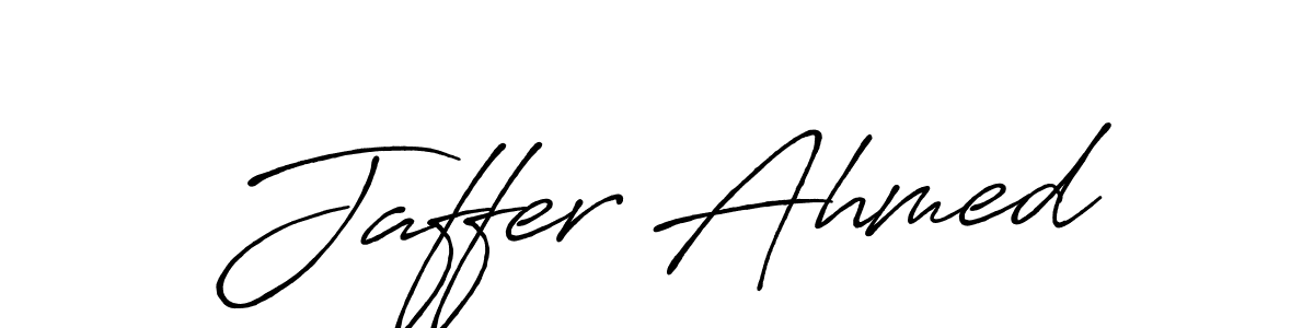 Make a beautiful signature design for name Jaffer Ahmed. Use this online signature maker to create a handwritten signature for free. Jaffer Ahmed signature style 7 images and pictures png