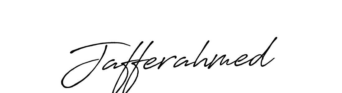 Use a signature maker to create a handwritten signature online. With this signature software, you can design (Antro_Vectra_Bolder) your own signature for name Jafferahmed. Jafferahmed signature style 7 images and pictures png