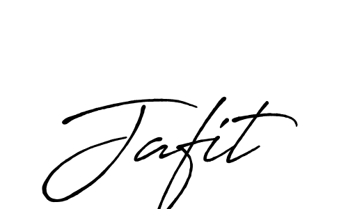 Jafit stylish signature style. Best Handwritten Sign (Antro_Vectra_Bolder) for my name. Handwritten Signature Collection Ideas for my name Jafit. Jafit signature style 7 images and pictures png