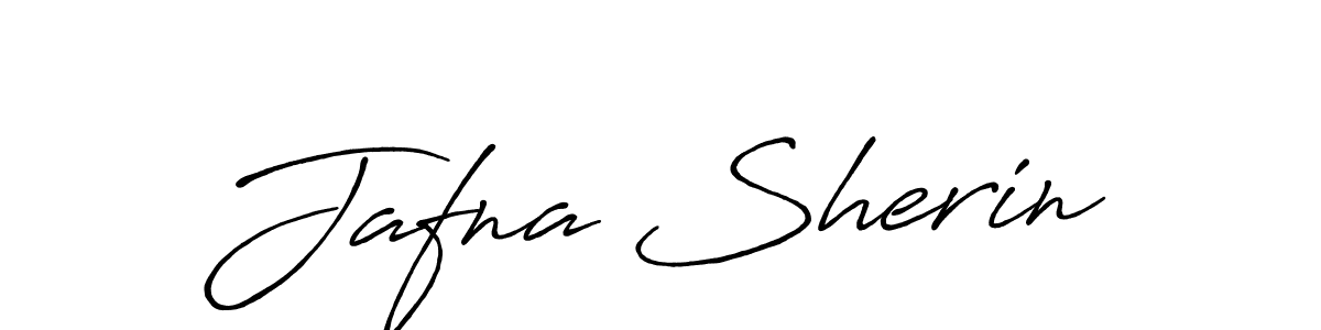 Design your own signature with our free online signature maker. With this signature software, you can create a handwritten (Antro_Vectra_Bolder) signature for name Jafna Sherin. Jafna Sherin signature style 7 images and pictures png