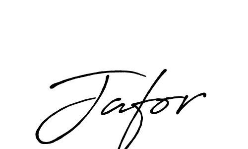 Design your own signature with our free online signature maker. With this signature software, you can create a handwritten (Antro_Vectra_Bolder) signature for name Jafor. Jafor signature style 7 images and pictures png