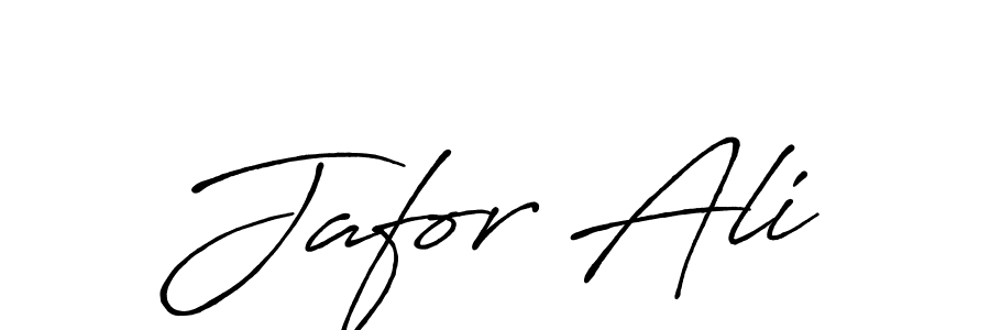 Design your own signature with our free online signature maker. With this signature software, you can create a handwritten (Antro_Vectra_Bolder) signature for name Jafor Ali. Jafor Ali signature style 7 images and pictures png