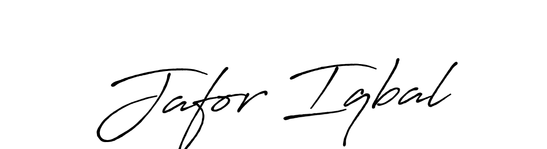 Also we have Jafor Iqbal name is the best signature style. Create professional handwritten signature collection using Antro_Vectra_Bolder autograph style. Jafor Iqbal signature style 7 images and pictures png