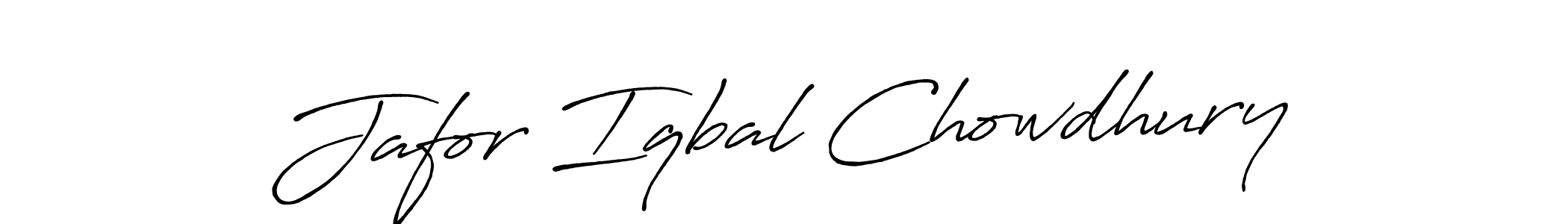 How to make Jafor Iqbal Chowdhury signature? Antro_Vectra_Bolder is a professional autograph style. Create handwritten signature for Jafor Iqbal Chowdhury name. Jafor Iqbal Chowdhury signature style 7 images and pictures png