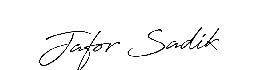 You should practise on your own different ways (Antro_Vectra_Bolder) to write your name (Jafor Sadik) in signature. don't let someone else do it for you. Jafor Sadik signature style 7 images and pictures png