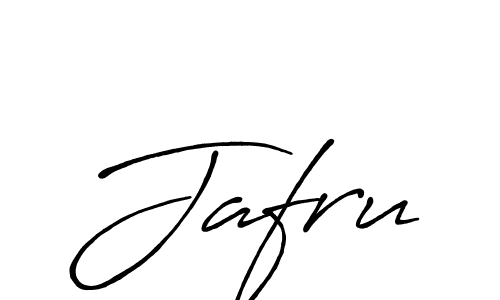 Make a beautiful signature design for name Jafru. With this signature (Antro_Vectra_Bolder) style, you can create a handwritten signature for free. Jafru signature style 7 images and pictures png