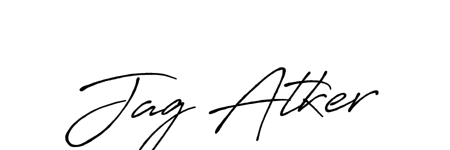 Make a short Jag Atker signature style. Manage your documents anywhere anytime using Antro_Vectra_Bolder. Create and add eSignatures, submit forms, share and send files easily. Jag Atker signature style 7 images and pictures png