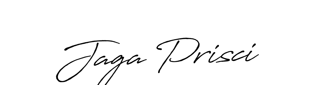 How to make Jaga Prisci signature? Antro_Vectra_Bolder is a professional autograph style. Create handwritten signature for Jaga Prisci name. Jaga Prisci signature style 7 images and pictures png