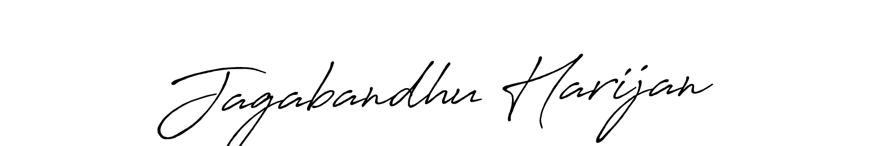 The best way (Antro_Vectra_Bolder) to make a short signature is to pick only two or three words in your name. The name Jagabandhu Harijan include a total of six letters. For converting this name. Jagabandhu Harijan signature style 7 images and pictures png