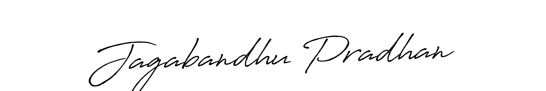 Jagabandhu Pradhan stylish signature style. Best Handwritten Sign (Antro_Vectra_Bolder) for my name. Handwritten Signature Collection Ideas for my name Jagabandhu Pradhan. Jagabandhu Pradhan signature style 7 images and pictures png