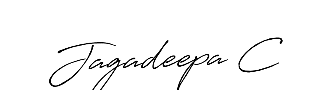 You should practise on your own different ways (Antro_Vectra_Bolder) to write your name (Jagadeepa C) in signature. don't let someone else do it for you. Jagadeepa C signature style 7 images and pictures png
