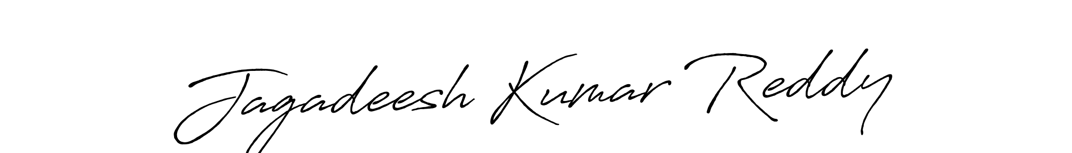 How to make Jagadeesh Kumar Reddy signature? Antro_Vectra_Bolder is a professional autograph style. Create handwritten signature for Jagadeesh Kumar Reddy name. Jagadeesh Kumar Reddy signature style 7 images and pictures png