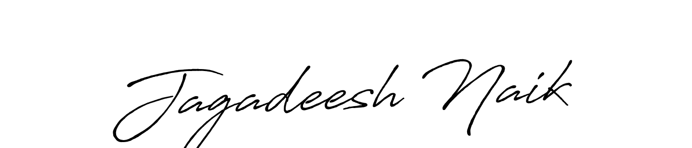 Design your own signature with our free online signature maker. With this signature software, you can create a handwritten (Antro_Vectra_Bolder) signature for name Jagadeesh Naik. Jagadeesh Naik signature style 7 images and pictures png