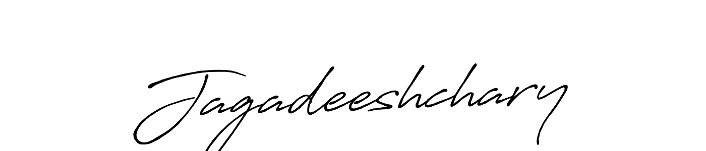 How to make Jagadeeshchary name signature. Use Antro_Vectra_Bolder style for creating short signs online. This is the latest handwritten sign. Jagadeeshchary signature style 7 images and pictures png