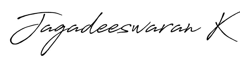 How to make Jagadeeswaran K signature? Antro_Vectra_Bolder is a professional autograph style. Create handwritten signature for Jagadeeswaran K name. Jagadeeswaran K signature style 7 images and pictures png