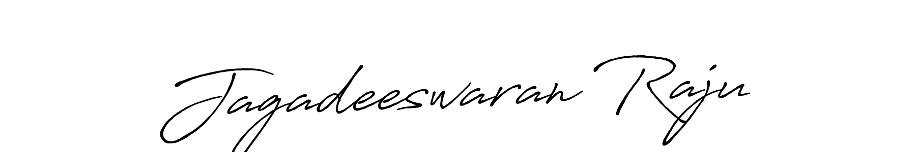 Make a beautiful signature design for name Jagadeeswaran Raju. With this signature (Antro_Vectra_Bolder) style, you can create a handwritten signature for free. Jagadeeswaran Raju signature style 7 images and pictures png