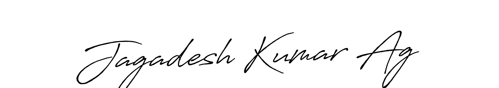 How to make Jagadesh Kumar Ag signature? Antro_Vectra_Bolder is a professional autograph style. Create handwritten signature for Jagadesh Kumar Ag name. Jagadesh Kumar Ag signature style 7 images and pictures png