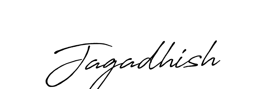 Also we have Jagadhish name is the best signature style. Create professional handwritten signature collection using Antro_Vectra_Bolder autograph style. Jagadhish signature style 7 images and pictures png