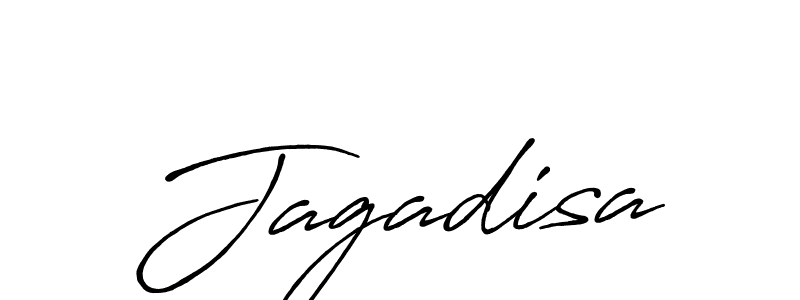 The best way (Antro_Vectra_Bolder) to make a short signature is to pick only two or three words in your name. The name Jagadisa include a total of six letters. For converting this name. Jagadisa signature style 7 images and pictures png