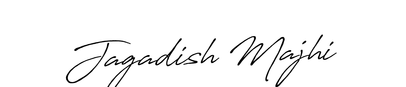 Make a beautiful signature design for name Jagadish Majhi. With this signature (Antro_Vectra_Bolder) style, you can create a handwritten signature for free. Jagadish Majhi signature style 7 images and pictures png