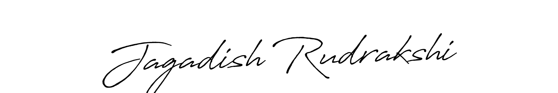 The best way (Antro_Vectra_Bolder) to make a short signature is to pick only two or three words in your name. The name Jagadish Rudrakshi include a total of six letters. For converting this name. Jagadish Rudrakshi signature style 7 images and pictures png