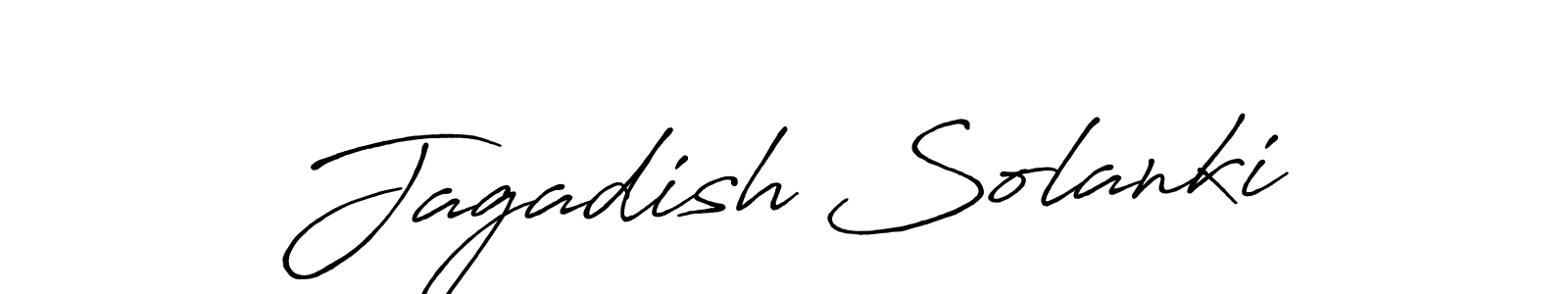 How to make Jagadish Solanki signature? Antro_Vectra_Bolder is a professional autograph style. Create handwritten signature for Jagadish Solanki name. Jagadish Solanki signature style 7 images and pictures png