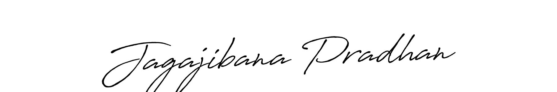 Jagajibana Pradhan stylish signature style. Best Handwritten Sign (Antro_Vectra_Bolder) for my name. Handwritten Signature Collection Ideas for my name Jagajibana Pradhan. Jagajibana Pradhan signature style 7 images and pictures png