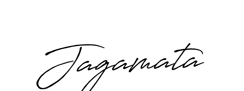 Jagamata stylish signature style. Best Handwritten Sign (Antro_Vectra_Bolder) for my name. Handwritten Signature Collection Ideas for my name Jagamata. Jagamata signature style 7 images and pictures png