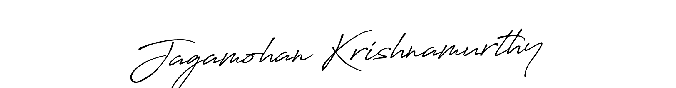Use a signature maker to create a handwritten signature online. With this signature software, you can design (Antro_Vectra_Bolder) your own signature for name Jagamohan Krishnamurthy. Jagamohan Krishnamurthy signature style 7 images and pictures png
