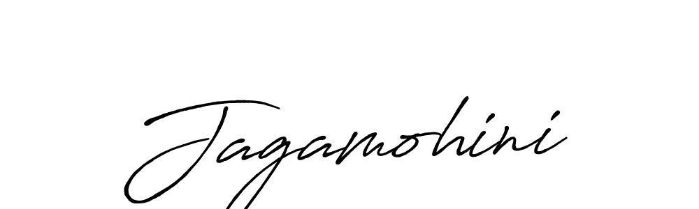 Make a beautiful signature design for name Jagamohini. With this signature (Antro_Vectra_Bolder) style, you can create a handwritten signature for free. Jagamohini signature style 7 images and pictures png