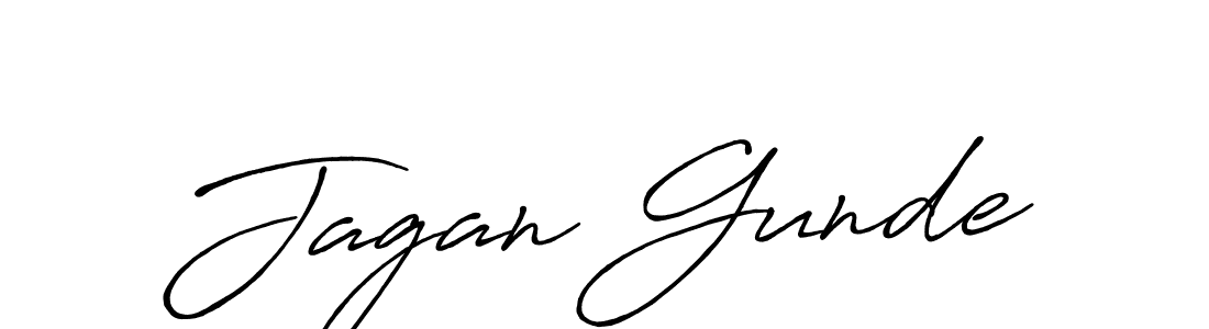 You should practise on your own different ways (Antro_Vectra_Bolder) to write your name (Jagan Gunde) in signature. don't let someone else do it for you. Jagan Gunde signature style 7 images and pictures png