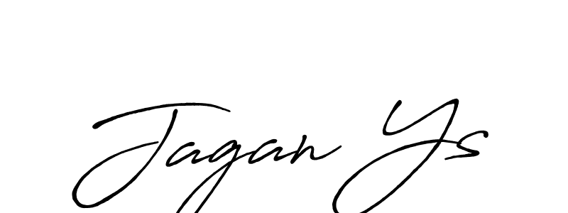 Use a signature maker to create a handwritten signature online. With this signature software, you can design (Antro_Vectra_Bolder) your own signature for name Jagan Ys. Jagan Ys signature style 7 images and pictures png