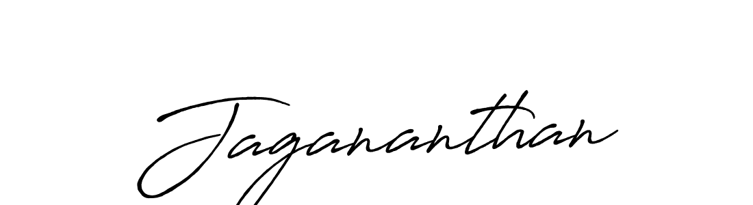 Make a beautiful signature design for name Jagananthan. With this signature (Antro_Vectra_Bolder) style, you can create a handwritten signature for free. Jagananthan signature style 7 images and pictures png