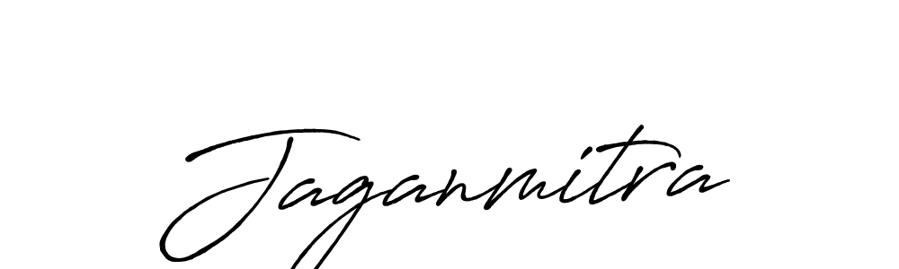 Use a signature maker to create a handwritten signature online. With this signature software, you can design (Antro_Vectra_Bolder) your own signature for name Jaganmitra. Jaganmitra signature style 7 images and pictures png