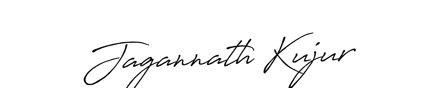 How to make Jagannath Kujur name signature. Use Antro_Vectra_Bolder style for creating short signs online. This is the latest handwritten sign. Jagannath Kujur signature style 7 images and pictures png