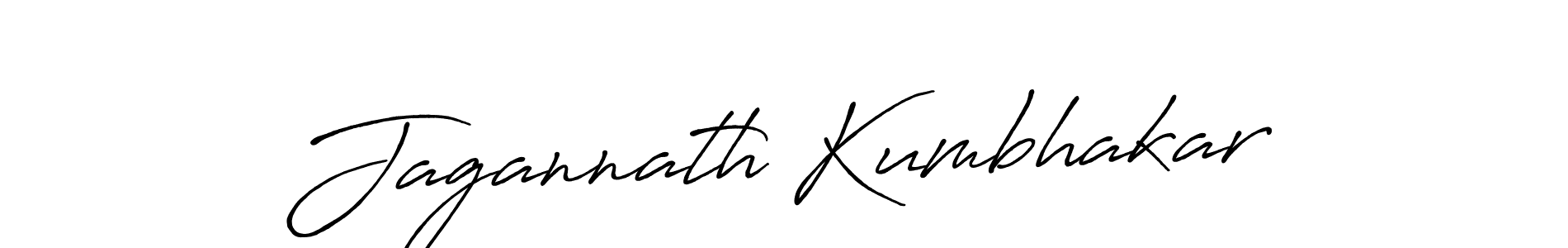 Make a beautiful signature design for name Jagannath Kumbhakar. With this signature (Antro_Vectra_Bolder) style, you can create a handwritten signature for free. Jagannath Kumbhakar signature style 7 images and pictures png