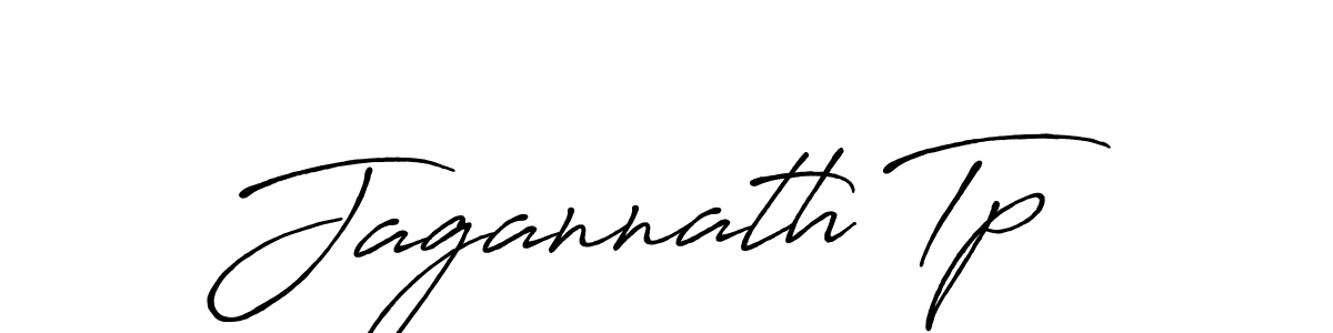 How to make Jagannath Tp signature? Antro_Vectra_Bolder is a professional autograph style. Create handwritten signature for Jagannath Tp name. Jagannath Tp signature style 7 images and pictures png