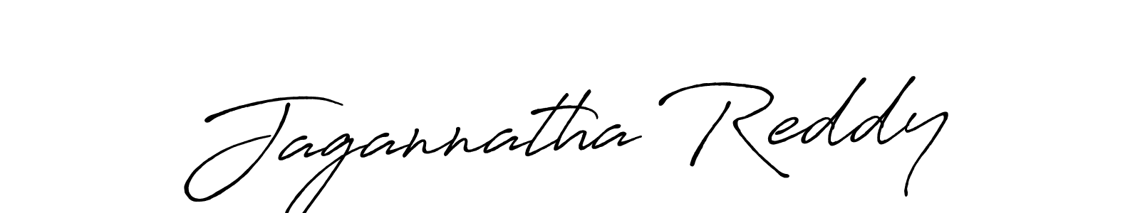 Create a beautiful signature design for name Jagannatha Reddy. With this signature (Antro_Vectra_Bolder) fonts, you can make a handwritten signature for free. Jagannatha Reddy signature style 7 images and pictures png