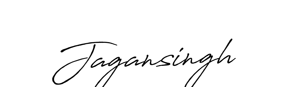 How to make Jagansingh name signature. Use Antro_Vectra_Bolder style for creating short signs online. This is the latest handwritten sign. Jagansingh signature style 7 images and pictures png