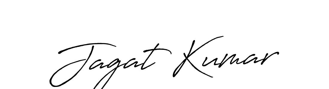 It looks lik you need a new signature style for name Jagat Kumar. Design unique handwritten (Antro_Vectra_Bolder) signature with our free signature maker in just a few clicks. Jagat Kumar signature style 7 images and pictures png