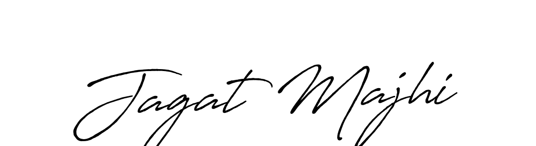 Jagat Majhi stylish signature style. Best Handwritten Sign (Antro_Vectra_Bolder) for my name. Handwritten Signature Collection Ideas for my name Jagat Majhi. Jagat Majhi signature style 7 images and pictures png