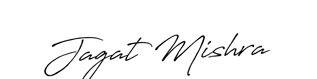 Use a signature maker to create a handwritten signature online. With this signature software, you can design (Antro_Vectra_Bolder) your own signature for name Jagat Mishra. Jagat Mishra signature style 7 images and pictures png