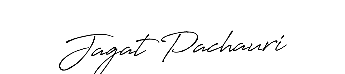 if you are searching for the best signature style for your name Jagat Pachauri. so please give up your signature search. here we have designed multiple signature styles  using Antro_Vectra_Bolder. Jagat Pachauri signature style 7 images and pictures png