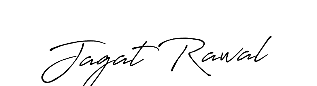 Also we have Jagat Rawal name is the best signature style. Create professional handwritten signature collection using Antro_Vectra_Bolder autograph style. Jagat Rawal signature style 7 images and pictures png